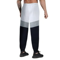 Muške haremske hlače sa Sanbonepd Prozračne boje podudaranje sportova vezanje noge Therget dugi pantalone sa džepovima