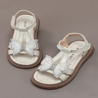 RotoSW Girls Flats Open Haljina sa sandala za gležnjače ravne sandale Lagane čarobne trake cipele plaža