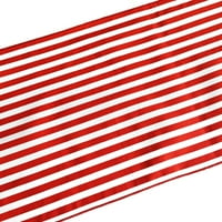 Pamučni ispisi za tisak Runner pola široke pruge crveno i bijelo
