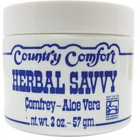 Country Comfort Herbal Savvy Comfrey - Aloe Vera Oz Salve