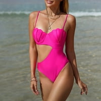 Ženski ljetni kupaći kupaći kostim kupaći kostim čvrstih boja