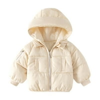 Dječji dječji dječji kaput dugih rukava djeca dječje djevojke solidne patchwork zimske kapute jakna