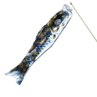 Prosgs šaran zastava Realistični ukrasni šareni japanski stil viseći ukras za vrt šarana