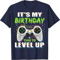 Moj rođendan je vrijeme za izravnavanje video igara poklon Boys majica