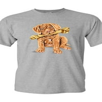 Francuski mastiff štene za pse Lover Tanya Ramsey Artworks Art DT za odrasle majica Tee