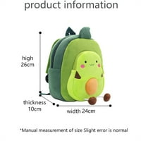 Cartoon Slatka torba za toddler Voćni mini ruksak ruksak školski torba za djecu Djevojka 2- godine stari Durian