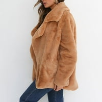 Žene plus veličine kaputi i jakne jesen jesen zimski kaputi labavi čvrsti ubodeći džepove s dugim rukavima H Revel kardigan ženski vrhovi