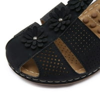 Klin Sandal za žene Udobne cipele za klin s lukom Podrška za čišćenje Ženske sandale sa lukom potpore