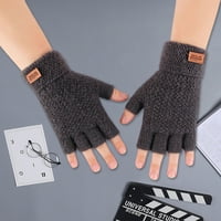 Anvazise Muške zimske rukavice meke čvrste boje Svi prsti visoko elastičnost protiv klizanja Držite