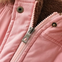 HFYIHGF ženski zimski kaput dugi topli ručini obloženi dugi jakne zgušnjavajući zip up frački kaput