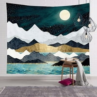 Zodanni zid viseći trippy tapiserija priroda pejzaž pokrivač prekrivača umjetnost Ispis Popularna planina