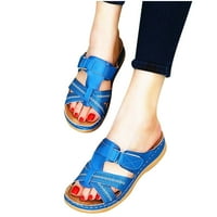 Honeeladyy Cleance pod 5 $ Žene otvorene nožne prste super meke platforme Ljetne cipele ravne ležerne lagane prozračne udobne sandale