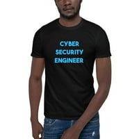 Plavi cyber sigurnosni inženjer kratkih rukava pamučna majica s nedefiniranim poklonima