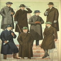 Eatonov jesen katalog 1920-21, muški kaputi Poster Print nepoznato