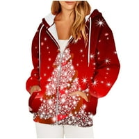 Ženske jakne Lagane trendi udobne zimske plišane za prodaju grijač solid ili tiskane crvene veličine 3xl
