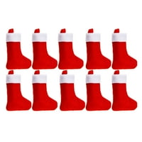 Čarapa Božićne crvene Xmas Personalizirani luksuzni luksuzni luksuzni kućni dekor