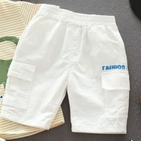 Toddler Boys Ljetne kratke hlače Dječja djevojaka Print Spring Shorts Pocket odjeća