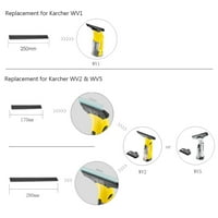 Zamjenski čišćenje prozora za prozorski vacu gumeni zamjena za punjenje gume za WV1