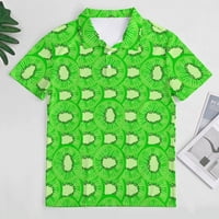 Kiwi Voće muške majice kratki rukav povremeni polo majica za majice