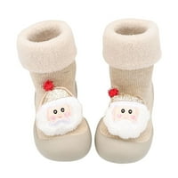 Cipele za mališane zime zadebljane tople čarape za bebe Božićne cipele za mlade šetnje cipele za bebe