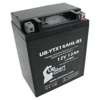 UB-YTX14AHL-BS Zamjena baterije za Suzuki GS750, Katana CC motocikl - tvornički aktivirani, bez održavanja, motociklistička baterija - 12V, 12Ah, robna marka
