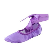 DMQupv Little Girls CALCE Cipele baletne cipele nožne prste zatvorene joge cipele za obuku malih cipela