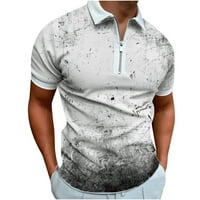 Tklpehg muns polo majice casual revel patent s majicama moda Ispiši labave fit košulje polo majice Ljetne