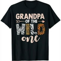 Leopard djed divljeg džungla 1. rođendana majica