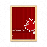 Kanada Flavor Happy Canada Day Dekorativni drveni slikanje Naslovnica Dekoracija Frame slike A4