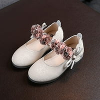 Flash Odabir dana The Debljine cipele za bebe Girls Princess Mekani neklizaji Cvijeće Ljetne kožne sandale,