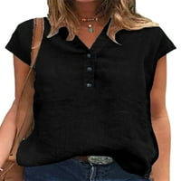 Bomotoo ženska casual bluza v izrez Boho majice ured Elegantne čvrste boje