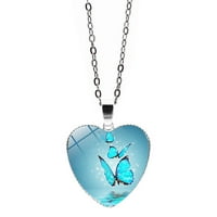 Ogrlica u obliku srca u obliku srca Ženska ogrlica privjesak privjesak za dizajn srca
