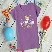 TSTARS Princess Crown Graphic Print TEE - Udobna majica s kratkim rukavima za djevojčice - savršena