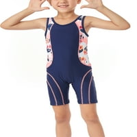 Voguele djevojke kupaće kostime bez rukava za zaštitu od sunca za zaštitu od sunca s jednim kupaćem