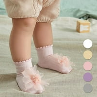 Ljetna beba nonklic dječje čarape kreativne toddler cvjetne čarape veličine s