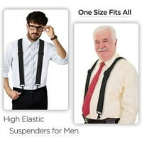 HBLIFE suspenzije za muškarce teške dužnosti, muški vešari za velike i visoke