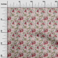 Onuone pamučne kambričke lagane ružičaste tkanine Florals tkanina za šivanje tiskane plovidbene tkanine