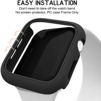 Kompatibilan je za Apple Watch Case [bez zaštitnog zaslona] Series Series 7, zaštitni poklopac tvrdog