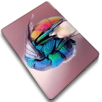 Kaishek kompatibilan s Macbook Pro S Case - puštao model a a a a-plastična futrola od tvrdog školjke + crna poklopac tastature, životinja A 110