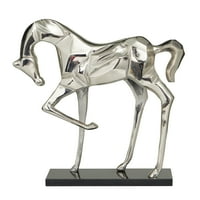 Studio aluminijum savremene skulpture konja - zlato