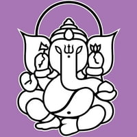 Ganesh Ganesa Ganapati Girls Purple Berry Graphic Tee - Dizajn od strane ljudi XL