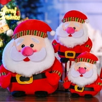 Dido slatka bradada santa lutka mekani božićni božićni božićni ukrasi za plišane igračke za hotelsku