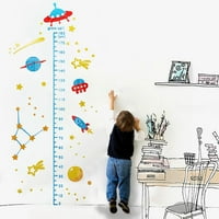 3D zidne naljepnice crtani univerzum Dječji dekoracija dječjeg uređenja akrilsko slikanje visina skale