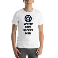 TRI Ikona Bijela jelena Soccer mama kratkih rukava pamučna majica po nedefiniranim poklonima