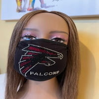 Atlanta Falcons Bling Lice Maske Front Logo