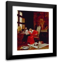 Charles Edouard Delort Crni modernog uokvirenog muzeja Art Print pod nazivom - Kardinalsko slobodno vrijeme