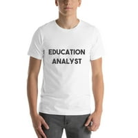 Obrazovni analitičar Bold majica kratkih rukava pamučna majica od strane nedefiniranih poklona