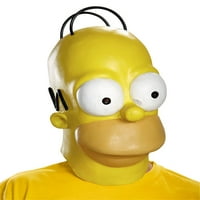 Prikrivanje muških Homer Simpson Funny vinil maska ​​za odrasle, jedna veličina