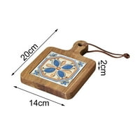 Bowl Mat otporna na habanje Anti-Scald Lako za čišćenje izdržljivih adiabatskog drvenog trpezariste mat za kafić