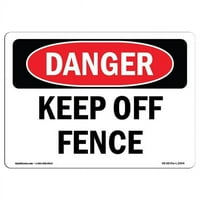 Prijavi se OS-DS-A-1218-L- u. OSHA znak opasnosti - držite ograde